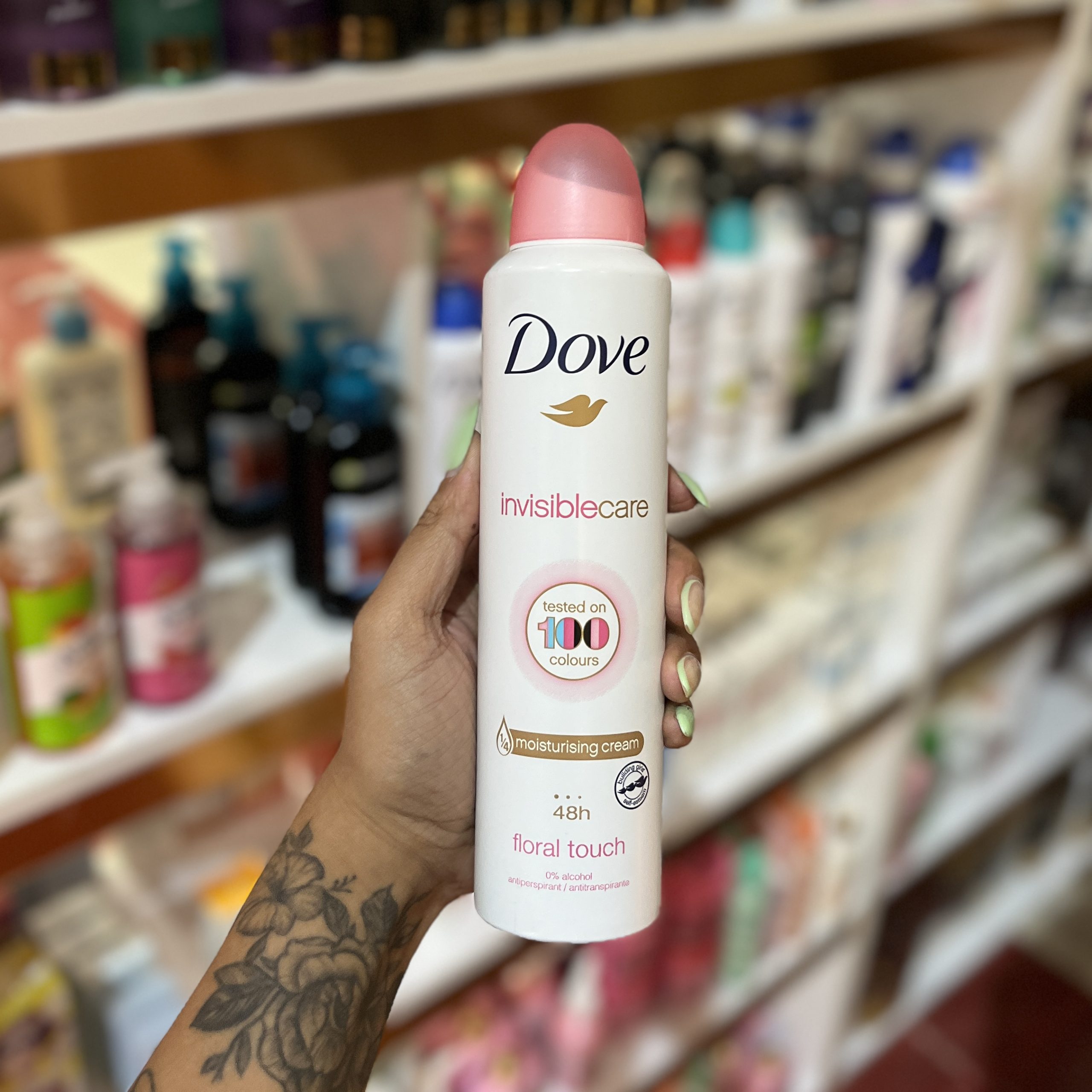 IMG_5272 اسپری ضد تعریق داو 250 میل رایحه داو 100 صورتی Dove spray - Image 1