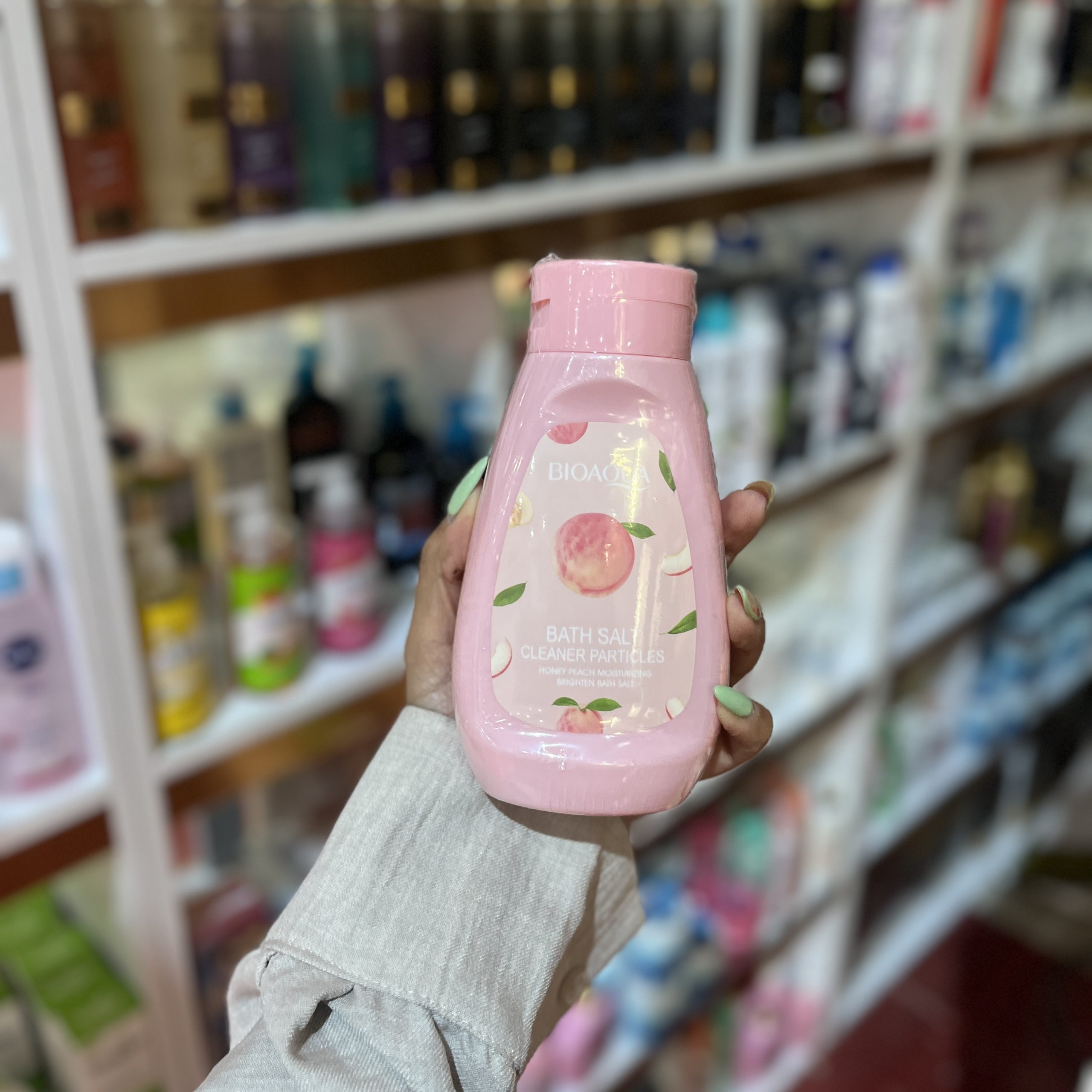 IMG_5416 نمک بدن هلو بیوآکوا430گرم BIOAQUA - Image 1