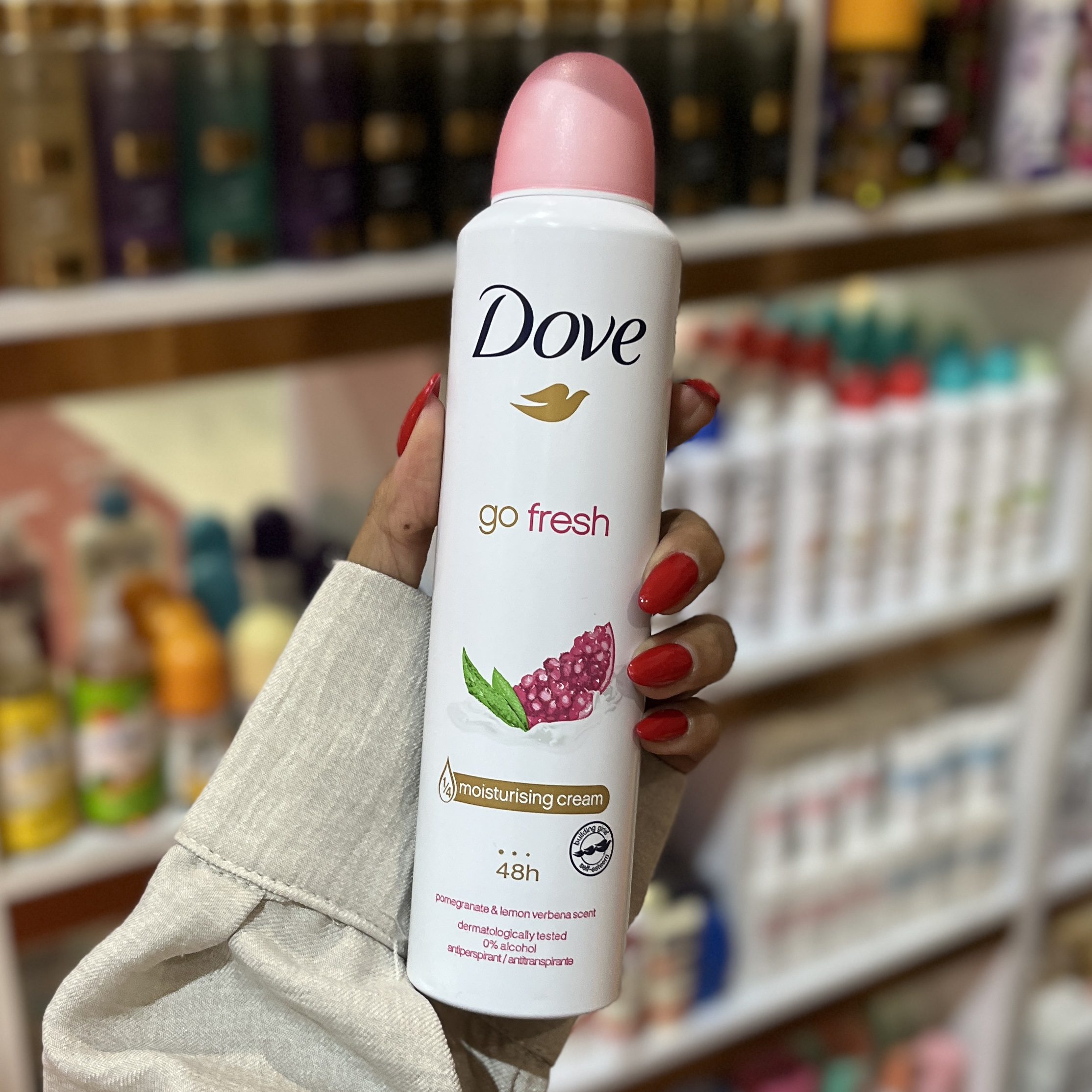 IMG_6423 اسپری ضدتعریق داو 250 میل رایحه انار و به لیمو Dove spray - Image 1