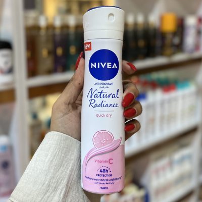 اسپری ضدتعریق زنانه نیوآ نچرال رادیِنس ویتامین C ۴۸ ساعته ۱۵۰ میل