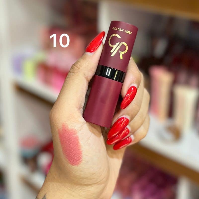 رژلب جامد مات ولوت گلدن رز اورجینال velvet golden rose - تصویر 4