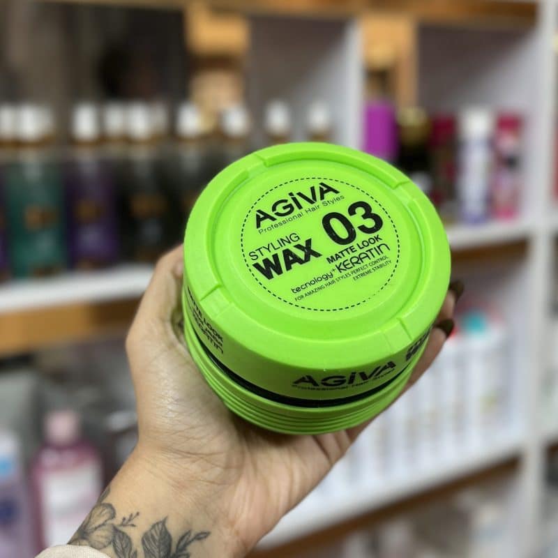 واکس مو آگیوا در 8شماره— Agiva Hair Wax 175 ml - تصویر 4