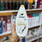 شامپو بدن شی باتر و وانیل داو450میل Calming Caring Bath DOVE