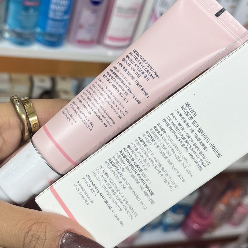 دور چشم مدی کیوب اورجینال Medicube PDRN Pink Peptide Eye Cream - تصویر 2