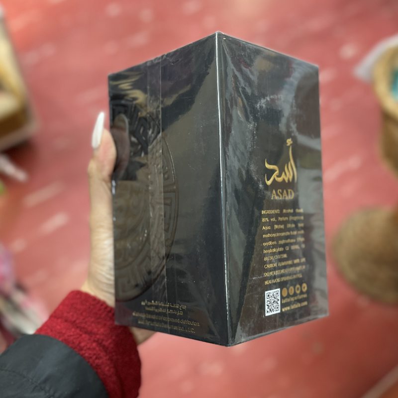 ادکلن اسد لطافه اورجینال 3 روز ماندگاری  100 میل | Lattafa Asad - تصویر 3