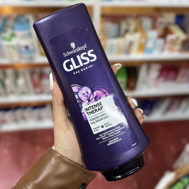 نرم کننده مو گلیس بنفش اورجینال 360 میل واردات قانونی منطقه آزاد انزلی |Gliss Intense Therapy - تصویر 2