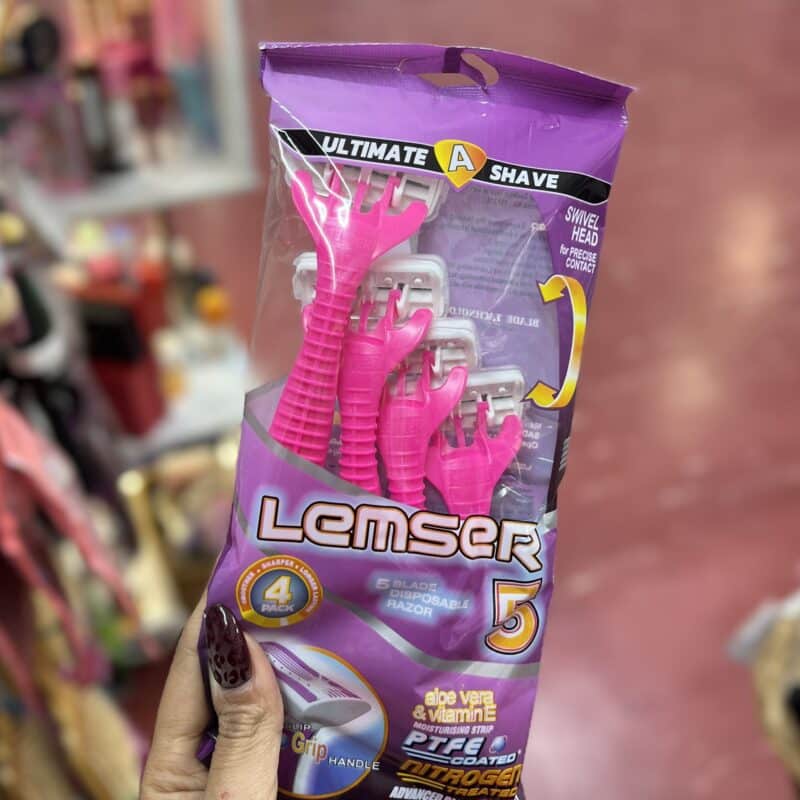 ژیلت Lemser لمسر 5 لبه 4 عددی اورجینال ضد حساسیت - تصویر 2