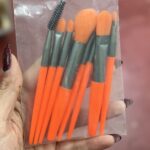 ست براش مینی 8 تیکه آرایشی حرفه‌ای قابل حمل - Image 3