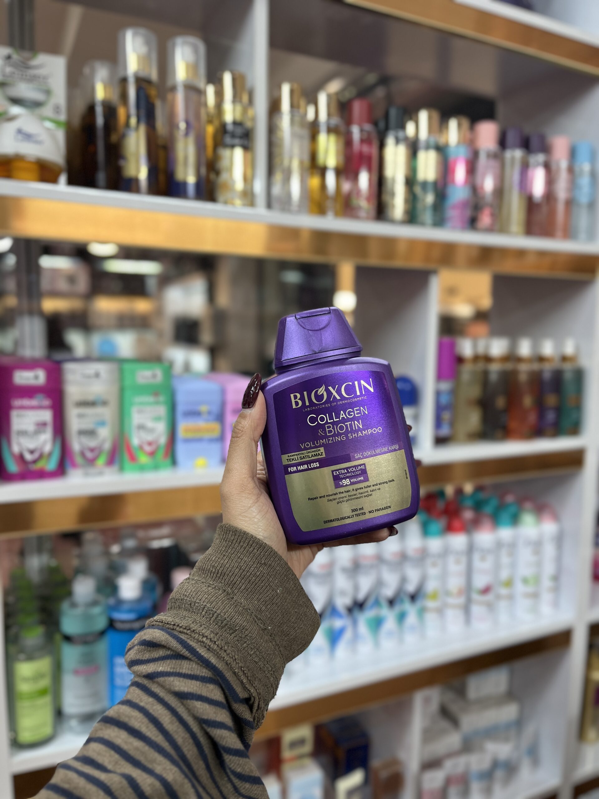 IMG_2180 شامپو ضد ریزش کلاژن بیوکسین بنفش اورجینال - Image 1