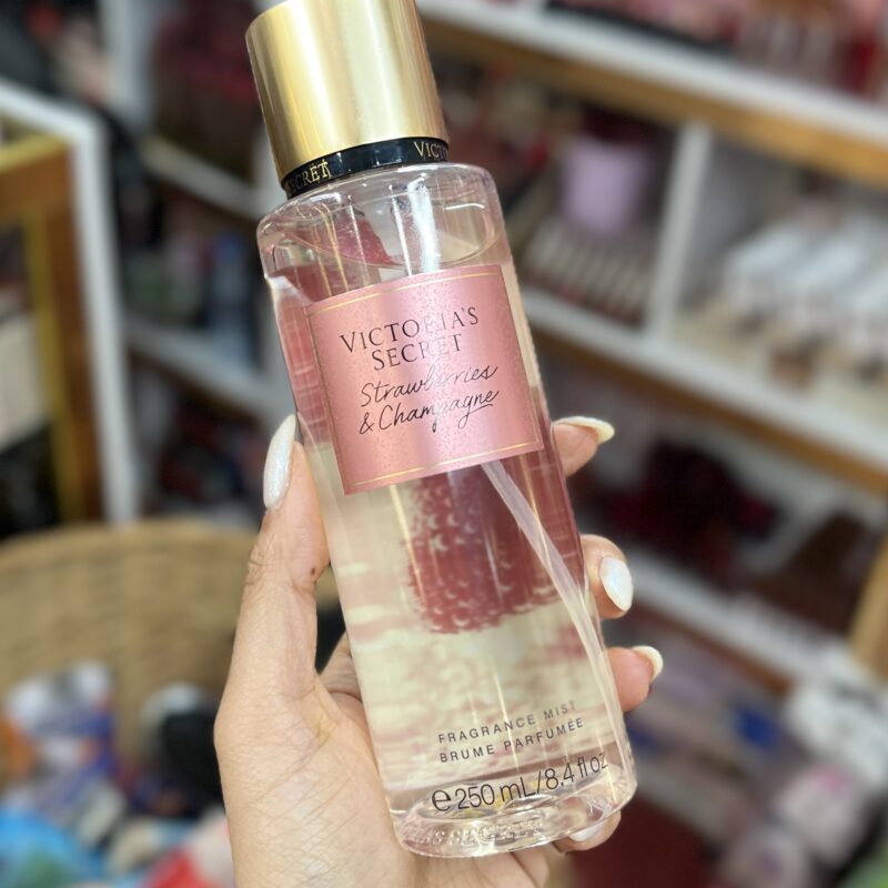 بادی اسپلش ویکتوریا سکرت اورجینال مدل Strawberries & Champagne میل250 - تصویر 2