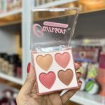 رژگونه 4 تایی قلبی هدی موجی Hudamoji Blush & Contour - Image 3