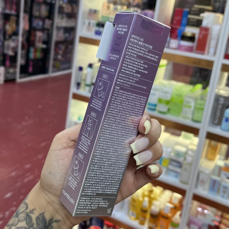 کرم دور چشم آمپولی نامبوزین اورجینال شماره 9 مدل NAD+ Retinol حجم 10 میل - تصویر 5