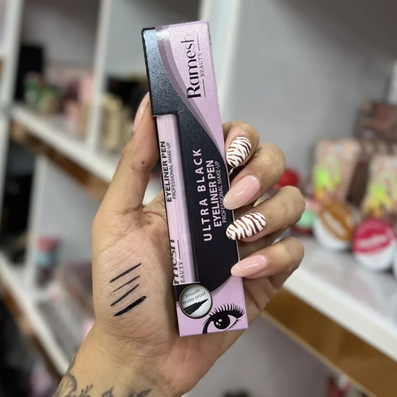 خط چشم ماژیکی ضد آب رامش مدل Ultra Black - تصویر 3